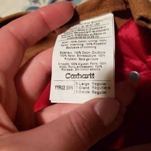 Boys XL Carhartt insulated bibs